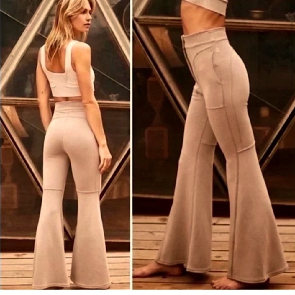 Free People Movement High-Waisted Flare Pants size 0 - Picture 3 of 9